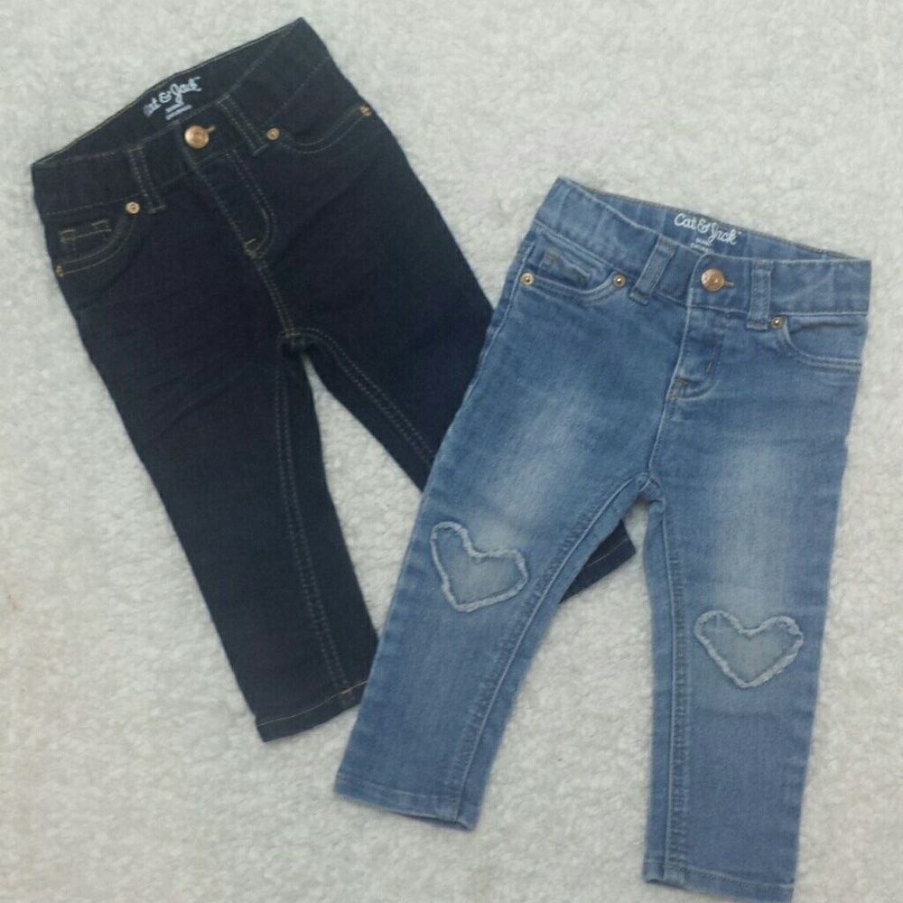 🔴SOLD🔴Cat & Jack 2 Skinny Jeans